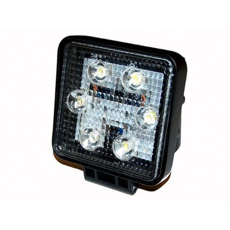 LAMPA ROBOCZA KWADRAT 6 DIODOWA 6X3W 11*11CM